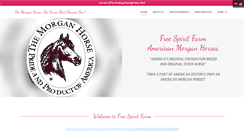 Desktop Screenshot of freespiritfarm.com